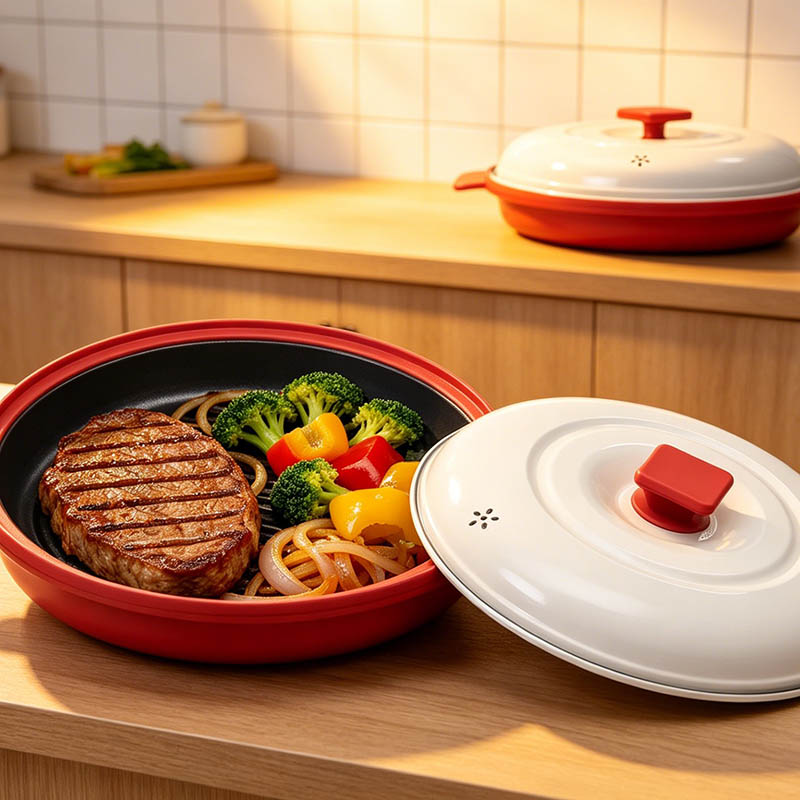 Como uma Panela Multi Cook Grill para Microondas de Qualidade Alimentar Melhora a Eficiência da Cozinha Moderna?