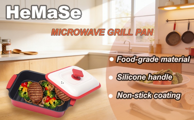 Microwave Safe Multi Grill Pot for Steak Cooking